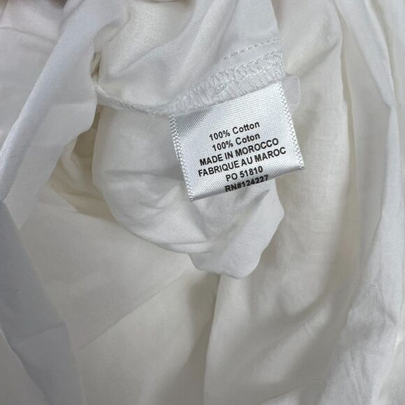 NWT MISA Fraser Tiered Cotton White Mini Dress Size Medium -$395 - Picture 7 of 9